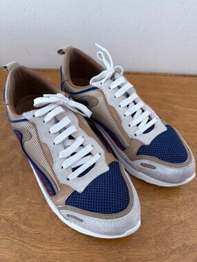 Sandro Flame Sneakers Sable EU 40 Multicolor Chunky Trainer w Box Dust Bag